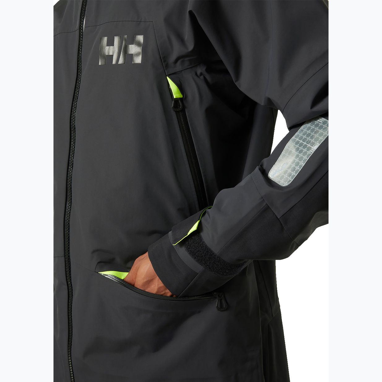 Мъжко ветроходно яке Helly Hansen Aegir Race 2.0 ebony 7