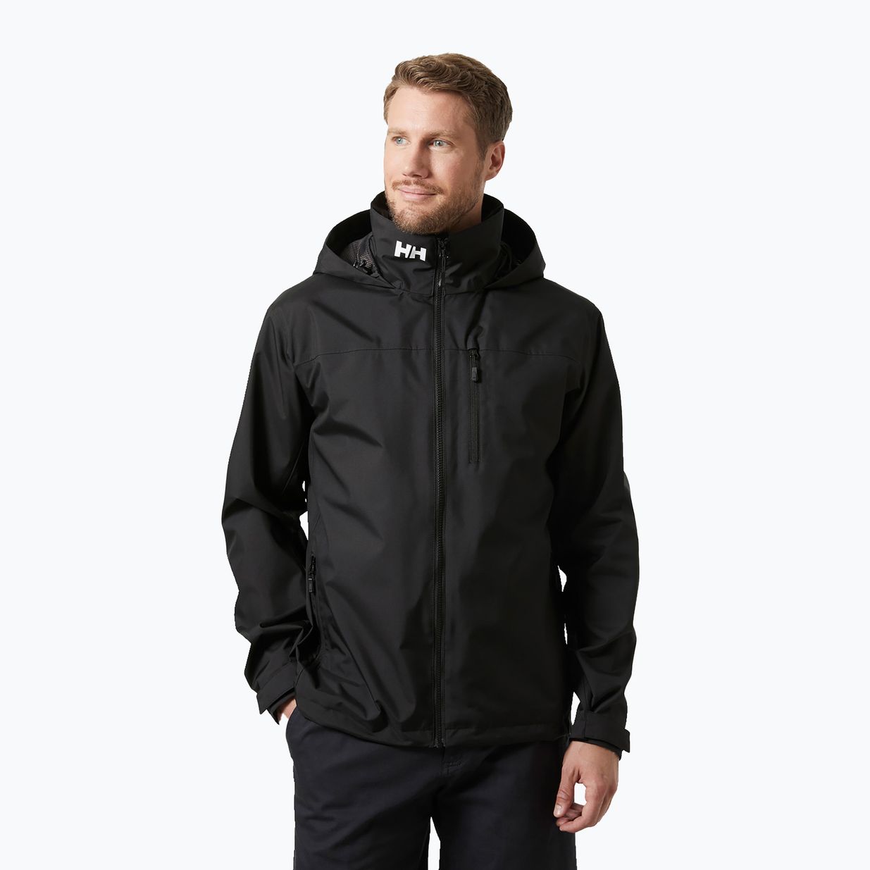 Мъжко ветроходно яке Helly Hansen Crew Hooded 2.0 black