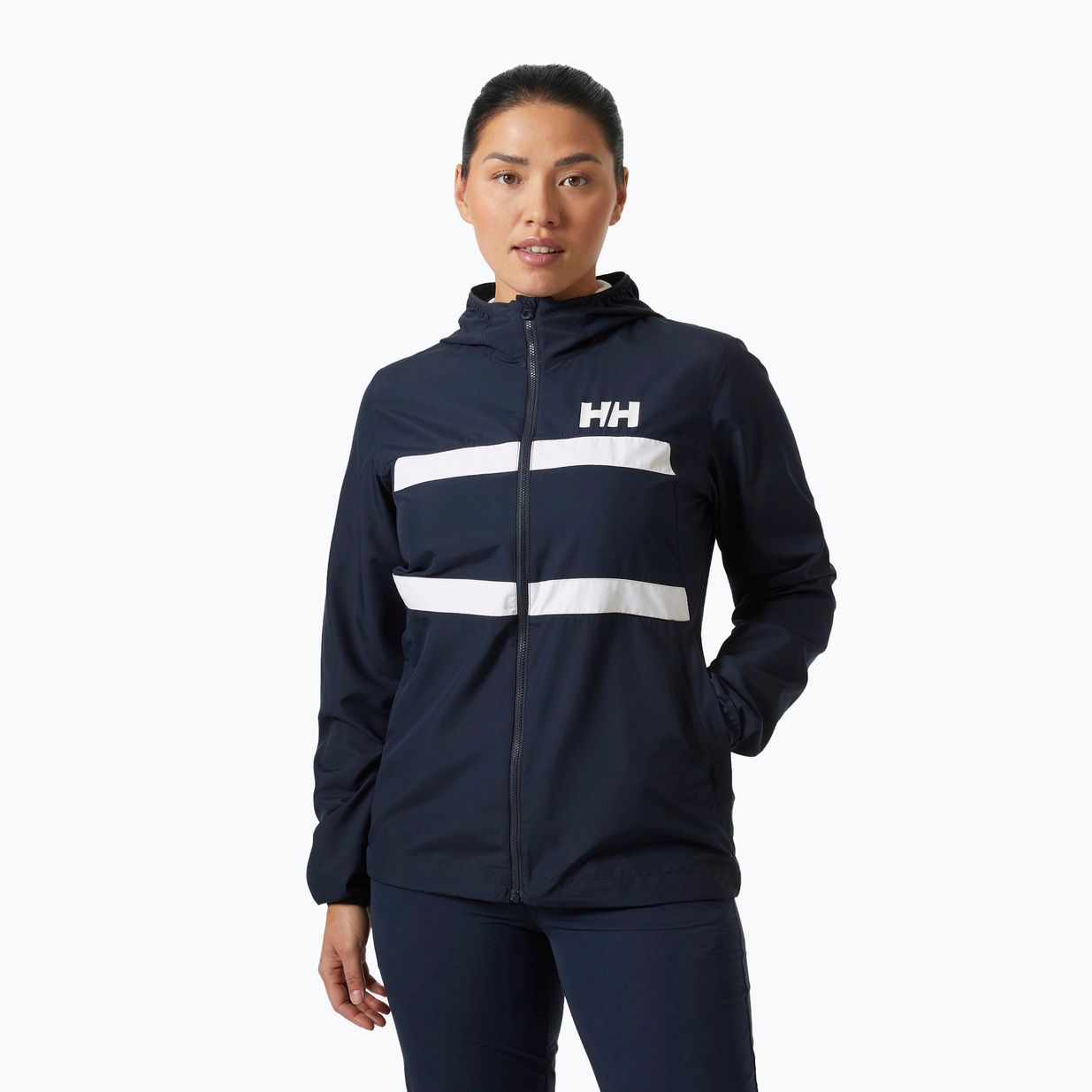 Ветроходно яке Helly Hansen Salt Stripe Windbreaker navy за жени