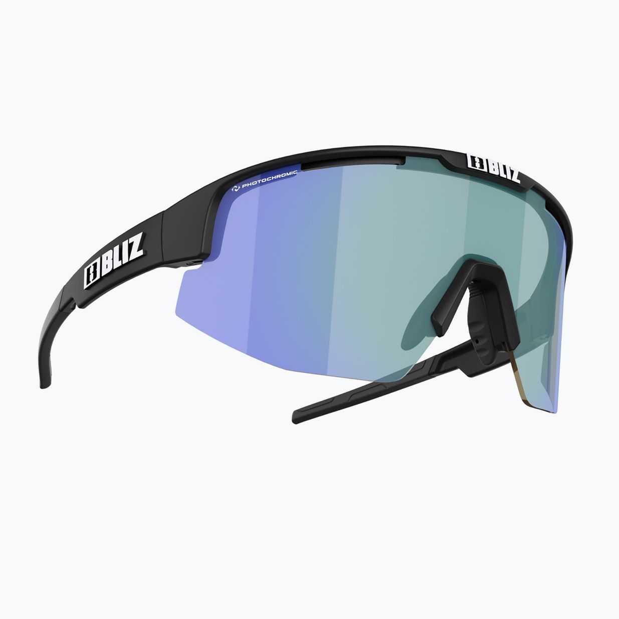 Очила за колоездене Bliz Matrix Nano Optics Photochromic S1-S3 matt black / brown blue multi 52104-13P 5