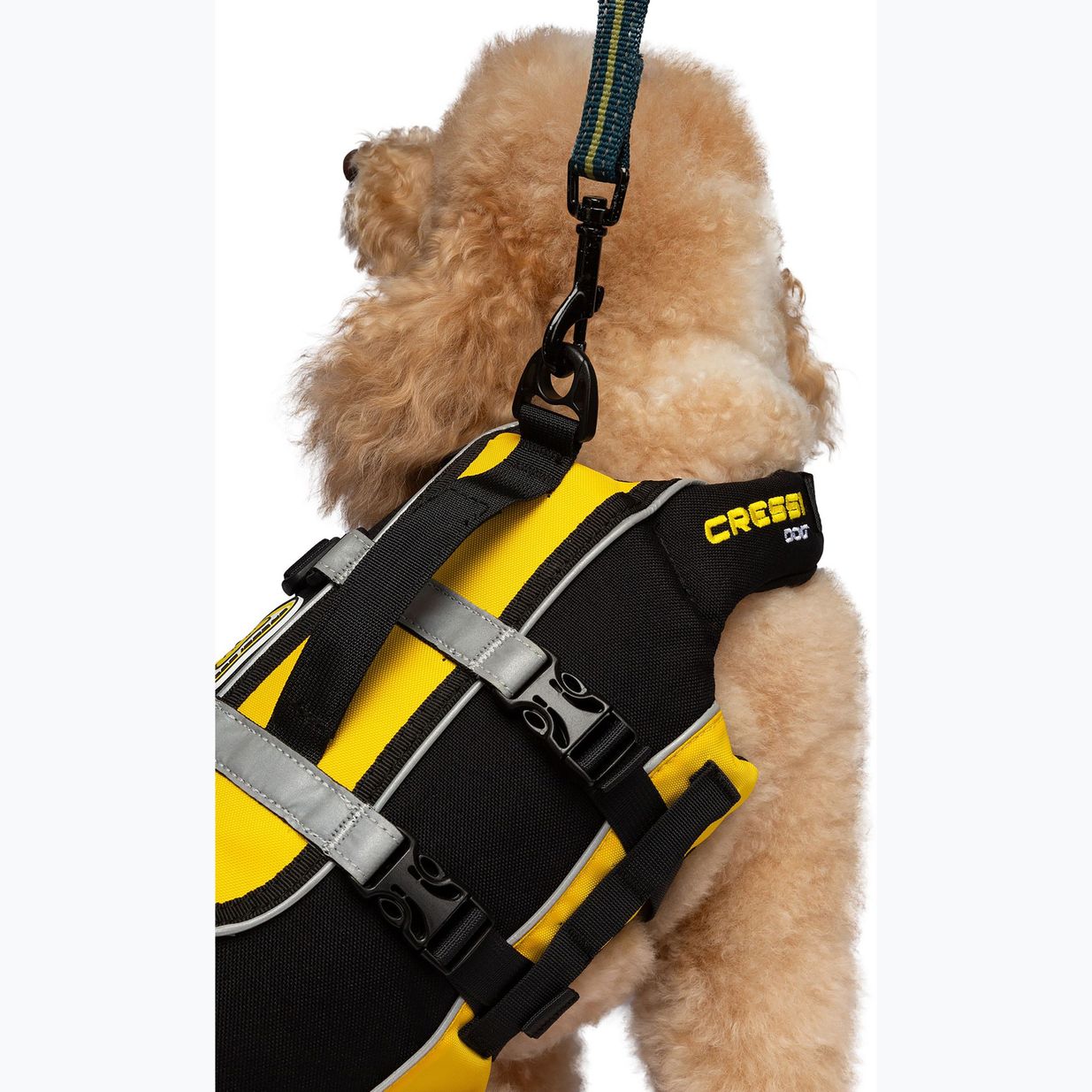 Спасителна жилетка за куче Cressi Dog Life Jacket black/yellow 5