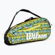 Детска чанта за тенис Wilson Minions 2.0 Team 3 Pack синьо/жълто WR8020301001