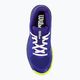 Детски обувки за тенис Wilson Rush Pro L Jr синьо/синя щампа/безопасно жълто 5