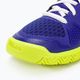 Детски обувки за тенис Wilson Rush Pro L Jr синьо/синя щампа/безопасно жълто 7