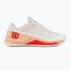 Дамски обувки за тенис Wilson Rush Pro 4.0 Clay white/peach parfait/infrared 2
