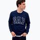 Мъжки суитшърт с лого GAP Crewneck blue navy