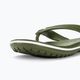 Crocs Crocband Flip армейско зелено/бяло джапанки 8