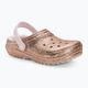 Детски джапанки Crocs Classic Lined Glitter Clog gold/barely pink 2