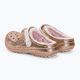Детски джапанки Crocs Classic Lined Glitter Clog gold/barely pink 4