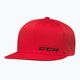 CCM Small Logo Flat Brim SR бейзболна шапка червена 2