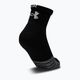 Under Armour Heatgear Quarter спортни чорапи 3 чифта черни 1353262 2