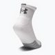 Under Armour Heatgear Quarter спортни чорапи 3 чифта бели и сиви 1353262 2
