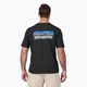 Мъжка тениска за трекинг Patagonia P-6 Logo Responsibili-Tee black 2