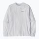 Мъжка блуза с дълъг ръкав Patagonia P-6 Logo Responsibili white 3