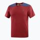Salomon Outline SS мъжка тениска за трекинг бордо LC1715600