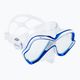 Mares X-Vision прозрачна синя маска за гмуркане 411053
