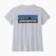 Дамска тениска за трекинг Patagonia P-6 Logo Responsibili-Tee white 4