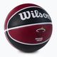 Wilson NBA Team Tribute Miami Heat баскетболна топка бордо WTB1300XBMIA 2