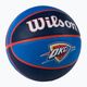 Wilson NBA Team Tribute баскетболна топка Oklahoma City Thunder синя WTB1300XBOKC 2