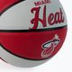 Мини баскетбол Wilson NBA Team Retro Mini Miami Heat червен WTB3200XBMIA 3