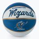 Wilson NBA Team Retro Mini баскетболна топка Washington Wizards синя WTB3200XBWAS 2
