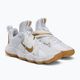 Nike React Hyperset SE волейболни обувки в бяло и златно DJ4473-170 4