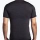 Мъжка тениска за бягане Brooks Luxe htr deep black 2
