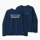 Дамска тениска за трекинг Patagonia P-6 Logo Responsibili-Tee LS tidepool blue 7