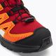Детски обувки за трекинг Salomon Xa Pro V8 CSWP червено/черно/опепе 7