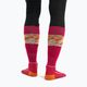 Дамски ски чорапи Icebreaker Ski+ Light OTC Alps 3D electron розово/земя/сняг 4