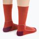 Icebreaker дамски чорапи за туризъм Hike+ Light Crew червени 105099 4