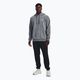 Мъжка качулка Under Armour Essential Fleece Hoodie pitch gray medium heather/white 2