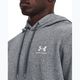 Мъжка качулка Under Armour Essential Fleece Hoodie pitch gray medium heather/white 4