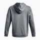 Мъжка качулка Under Armour Essential Fleece Hoodie pitch gray medium heather/white 6