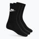 Nike Sportswear Everyday Essential чорапи 3 чифта черни/виолетови