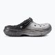 Crocs Classic Glitter Lined Clog black/silver джапанки 3