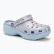 Дамски джапанки Crocs Classic Platform Glitter blue calcite/multi