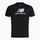New Balance Essentials Stacked Logo Co мъжка тениска за тренировки черно NBMT31541BK 5