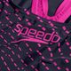 Speedo Medley Лого Medalist детски бански костюм от една част тъмносин/розов 5