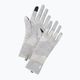 Smartwool Thermal Merino светло сиви ръкавици за трекинг с планински пейзаж 6