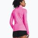 Under Armour дамски суитшърт Evolved Core Tech 1/2 Zip rebel pink/white 3