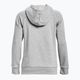 Дамски суитшърт Under Armour Rival Fleece Big Logo Hoody mod grey light heather/white 6