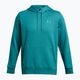 Мъжка качулка Under Armour Essential Fleece Hoodie circuit teal light heather/circuit teal 5