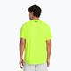 Мъжка тренировъчна тениска Under Armour Tech Textured с висока видимост жълто/черно 2