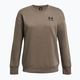 Дамски суитшърт Under Armour Essential Fleece Crew тъмнокафяв сумрак/черно 4