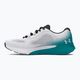 Under Armour Charged Rogue 4 white/circuit teal/circuit teal мъжки обувки за бягане 10