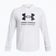 Мъжки качулки Under Armour Rival Terry Graphic Hood white/black 3