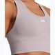 Under Armour Vanish Seamless Mid Марков сутиен за тренировки tetra grey/white 3