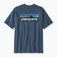 Мъжка тениска Patagonia P-6 Logo Responsibili-Tee utility blue trekking 4