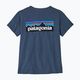 Дамска тениска за трекинг Patagonia P-6 Logo Responsibili-Tee utility blue 4